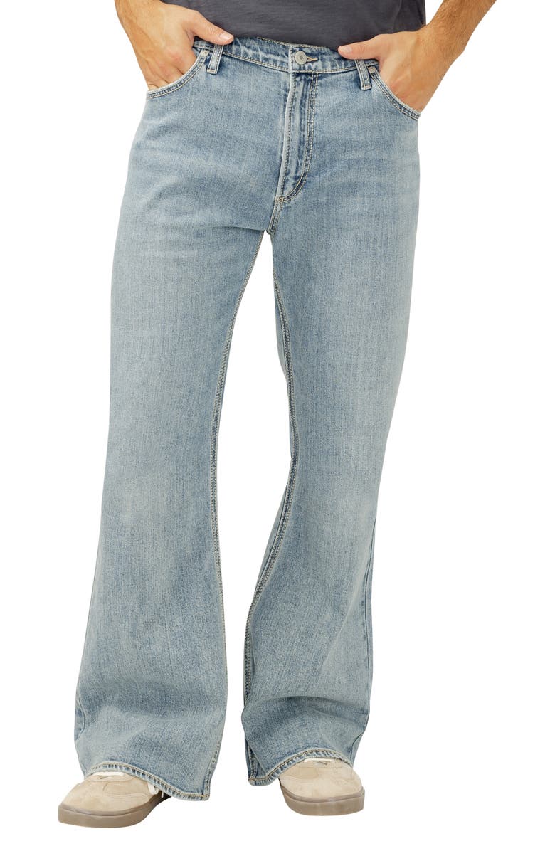 Silver Jeans Co. Jack Flare Jeans, Main, color, Bonfire