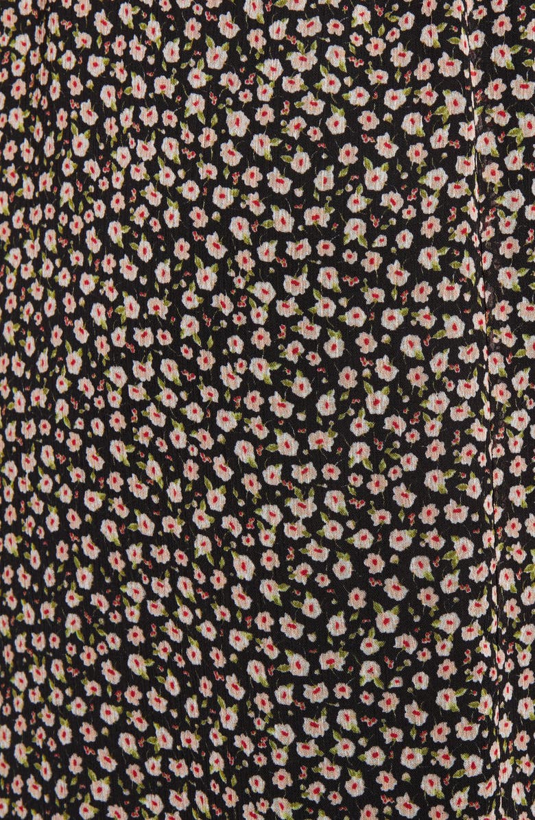 Ten Sixty Sherman Ruffle Hem Midi Skirt, Alternate, color,