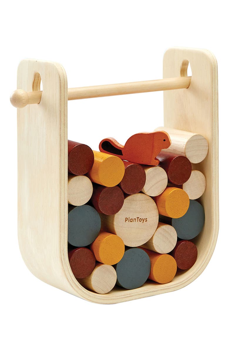 PlanToys<sup>®</sup> Beaver Tumble Game, Main, color, Brown