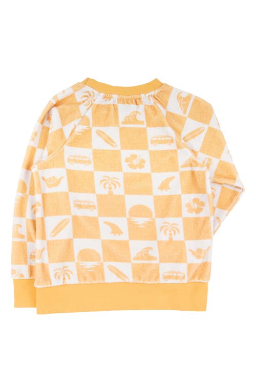 Miki Miette Kids' Iggy Surf Print Cotton Sweatshirt In Point Break