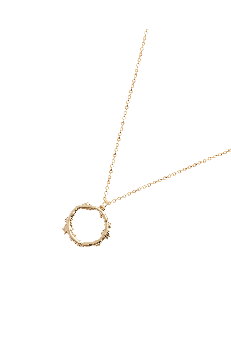 Hibiscus Necklace, Alternate, color, Multi & Gold