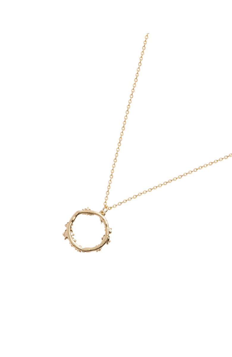 Fable England Hibiscus Necklace, Alternate, color, Multi & Gold