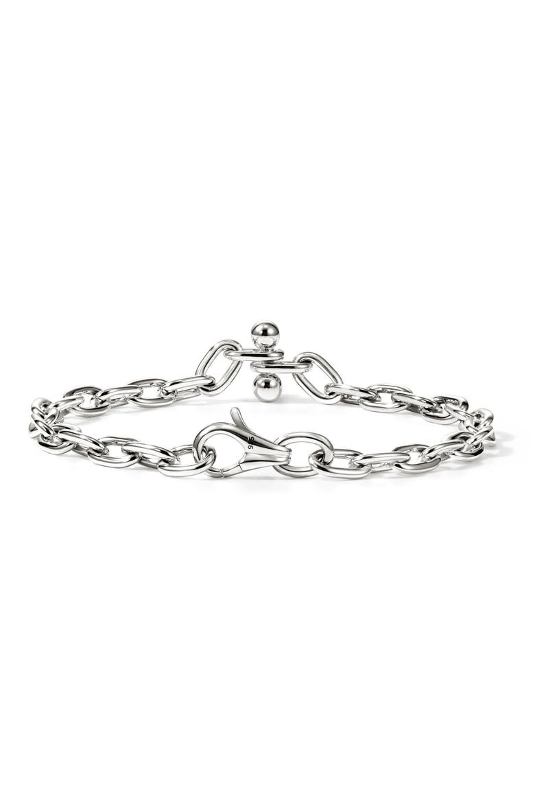 B&F x JH Screwball Link Bracelet, Sterling Silver, 8.7mm, Alternate, color, SILVER