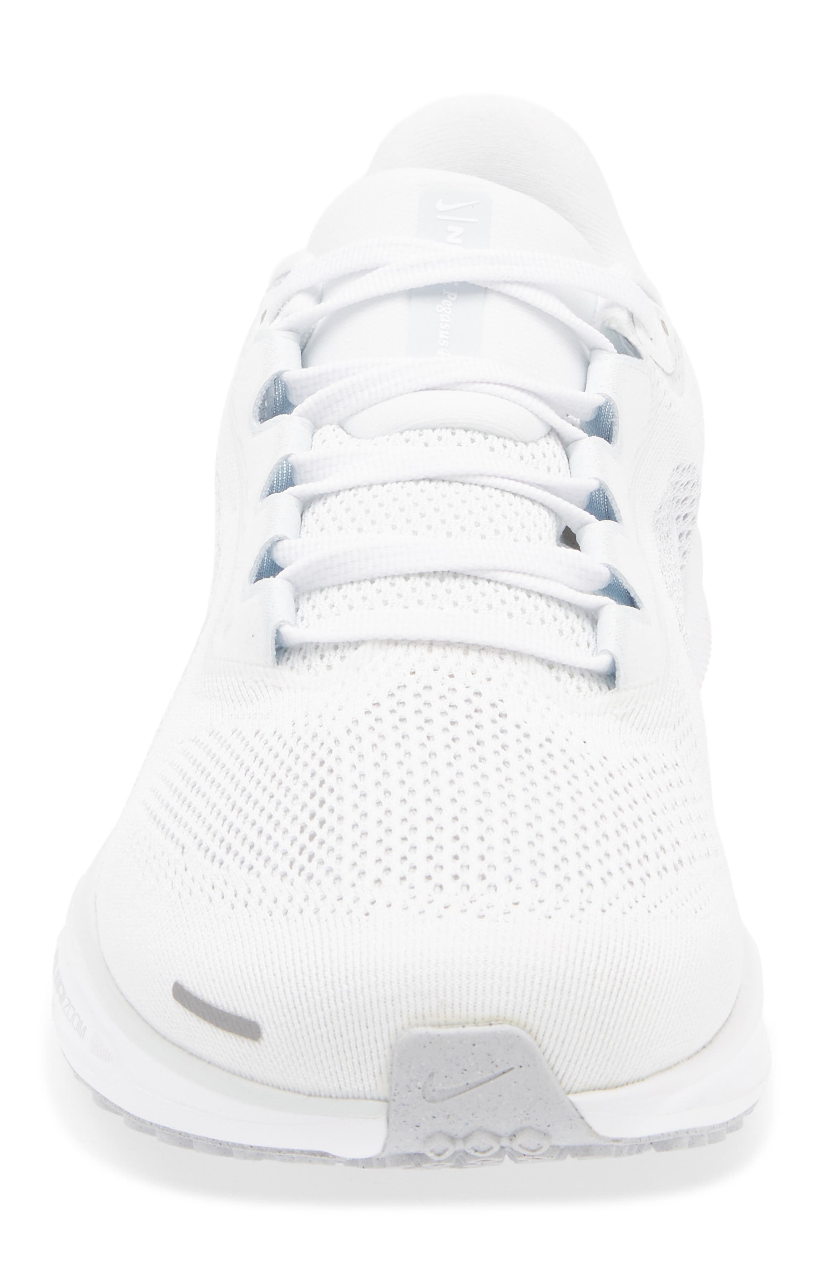 Nike Air Zoom Pegasus 41 Running Shoe, Alternate, color, White/ Platinum/ Silver/ White