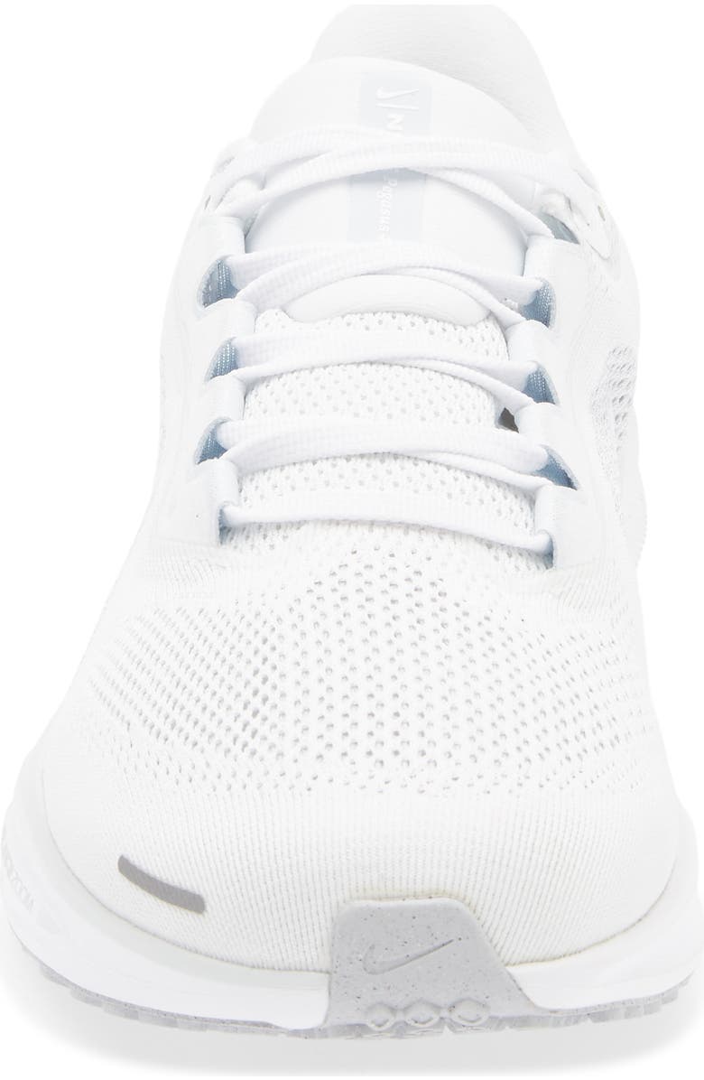 Nike Air Zoom Pegasus 41 Running Shoe, Alternate, color, White/ Platinum/ Silver/ White