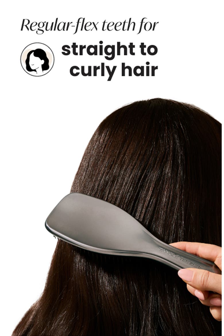 Chrome Ultimate Detangler Hairbrush, Alternate, color, MIDNIGHT SILVER
