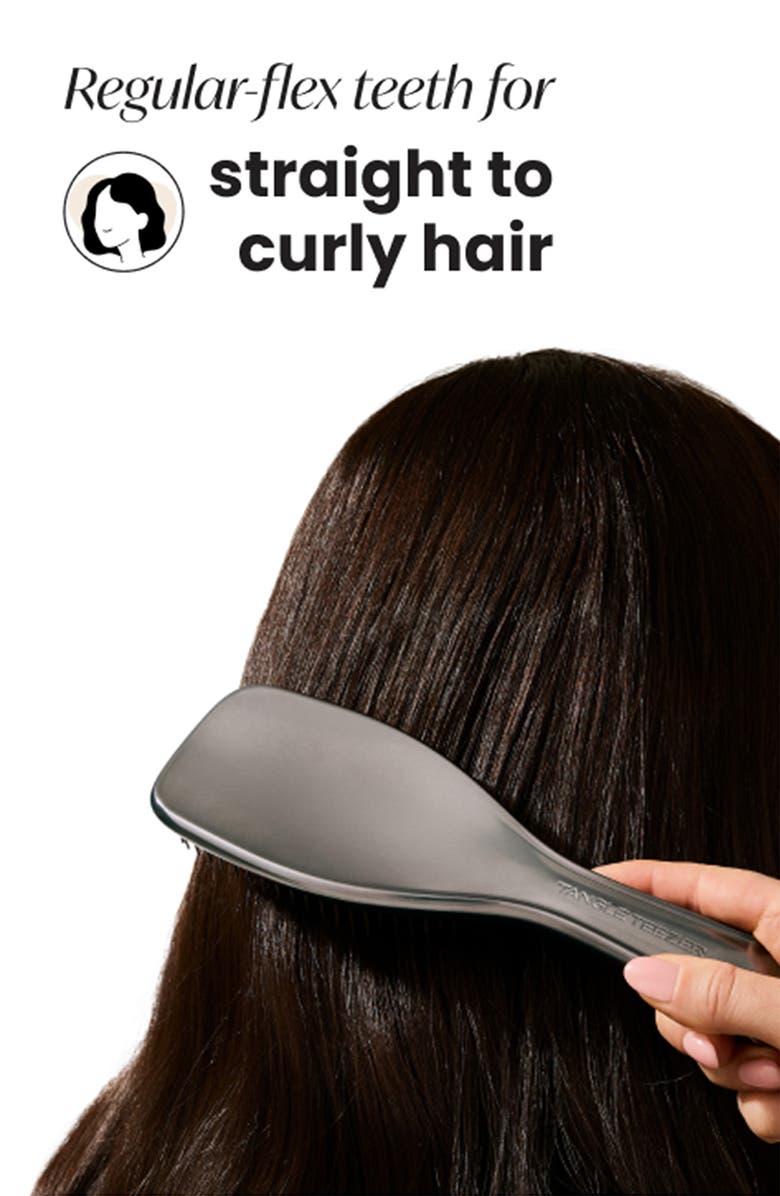 Tangle Teezer Chrome Ultimate Detangler Hairbrush, Alternate, color, Midnight Silver