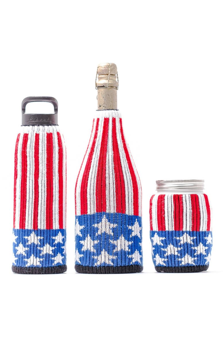 'Baberaham Lincoln' Bottle Insulator, Alternate, color, RED
