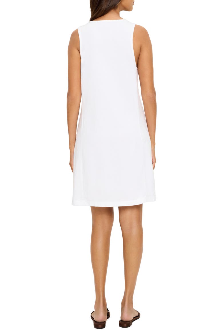 Camilla Cotton Tank Dress, Alternate, color, WHITE