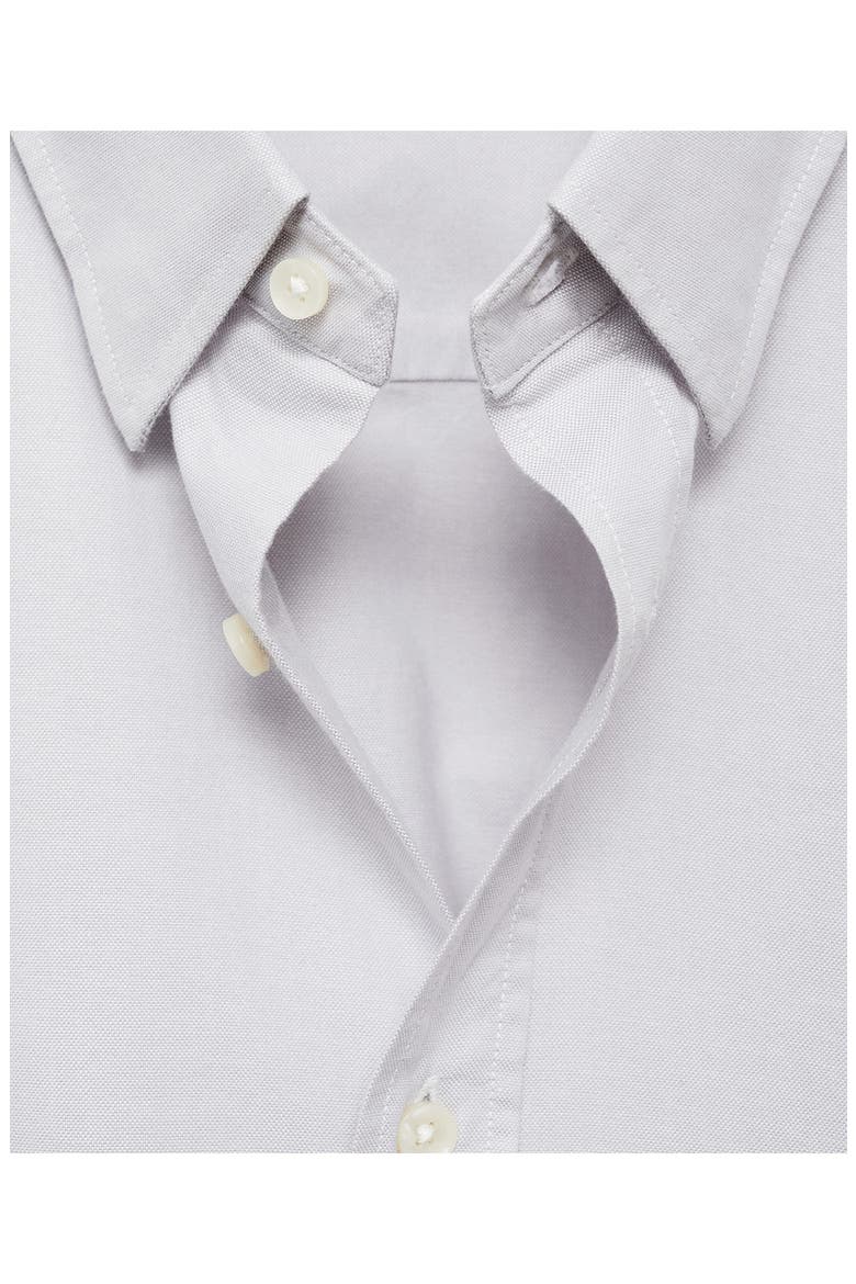 Regular Fit Cotton Oxford Button-Up Shirt, Alternate, color, GREY