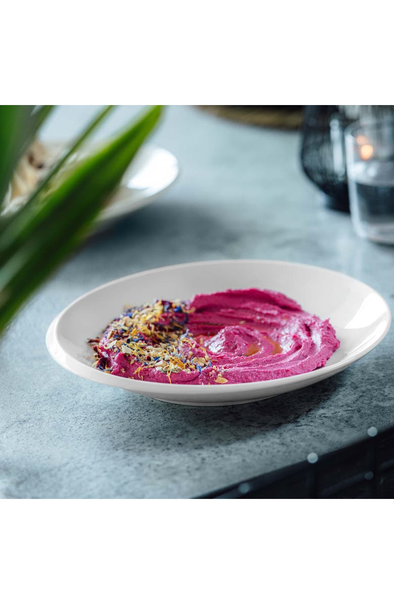 Villeroy 
Boch NewMoon Shallow Bowl, Alternate, color, White