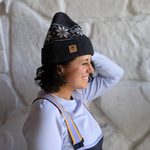 Turtle Fur Mount Snow Wool Beanie In Black