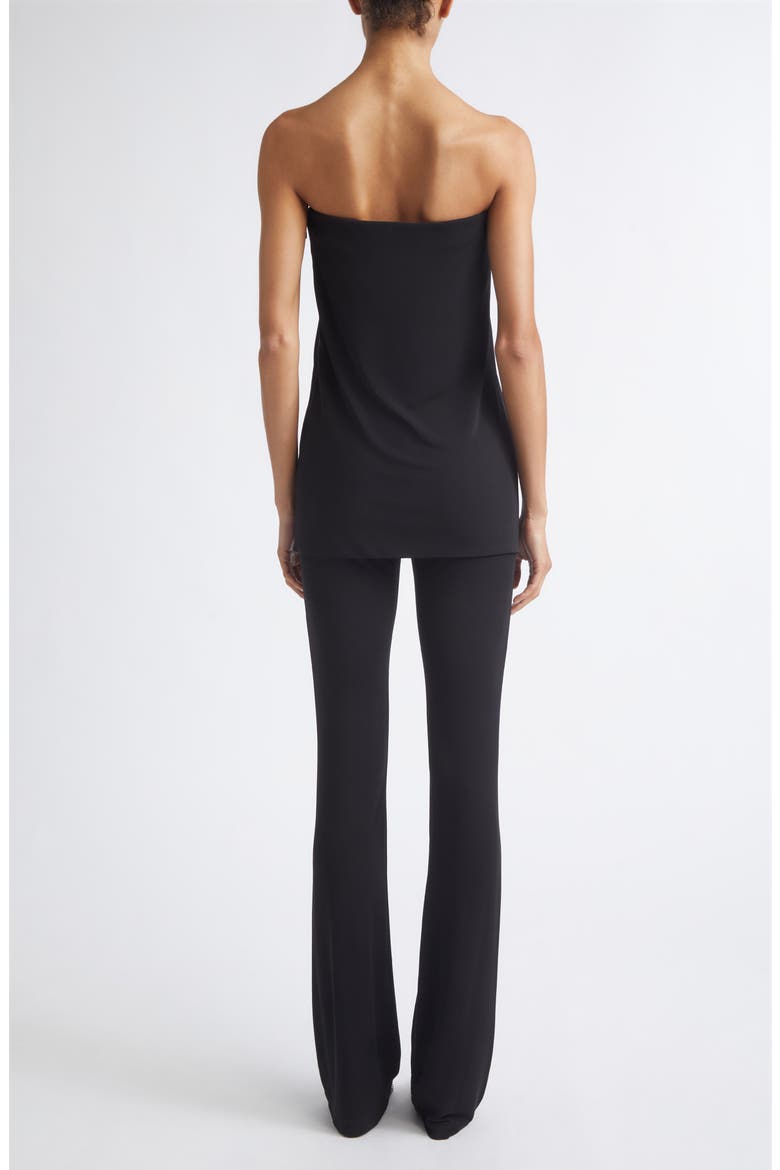 Strapless Corset Jumpsuit, Alternate, color, BLACK