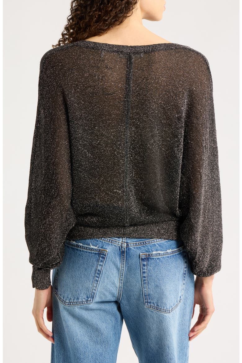 The Lurex Dolman Top, Alternate, color, GUNMETAL