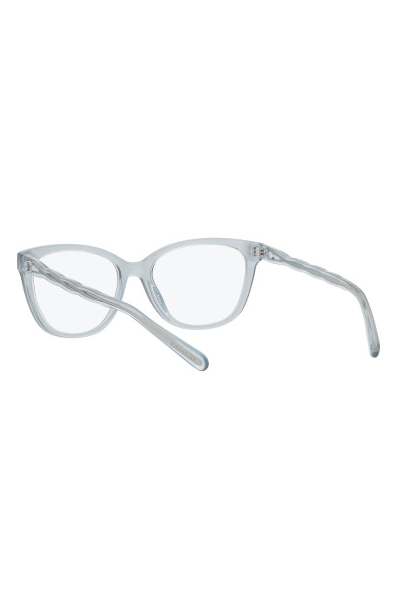 COACH 53mm Square Optical Glasses, Alternate, color, Lilac