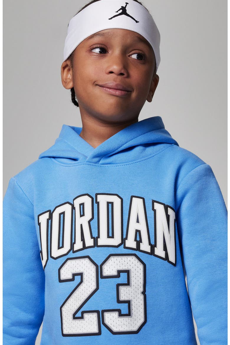 Kids' Graphic Fleece Hoodie & Joggers Set, Alternate, color, UNIVERSITY BLUE