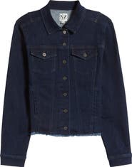 NIC+ZOE Essential Fray Hem Denim Jacket