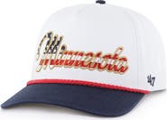 '47 Men's '47 White Minnesota Vikings Patriotic Overhand Hitch Adjustable Hat
