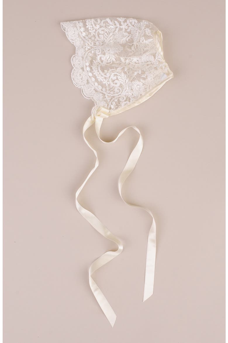 Christening Gown, Shawl, Slip & Bonnet Set, Alternate, color, IVORY