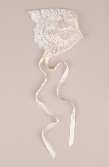 Christening Gown, Shawl, Slip & Bonnet Set