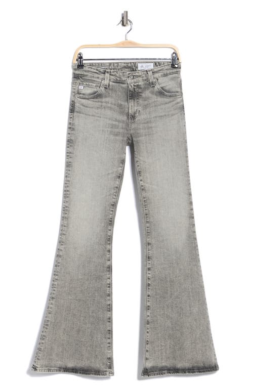 Ag Low Rise Flare Leg Jeans In Gray