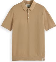 Scotch & Soda Textured Cotton Knit Polo