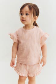 H&M 2-piece Frilled Terry Set