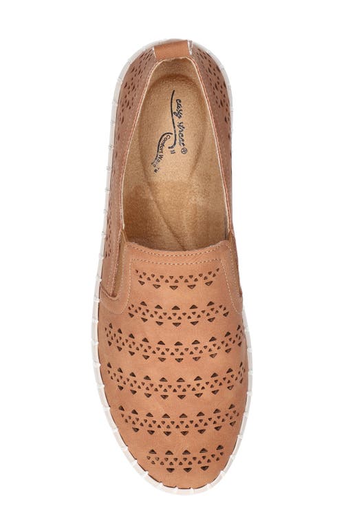 Easy Street Women's Peppy Slip-on Platform Sneakers In Tan
