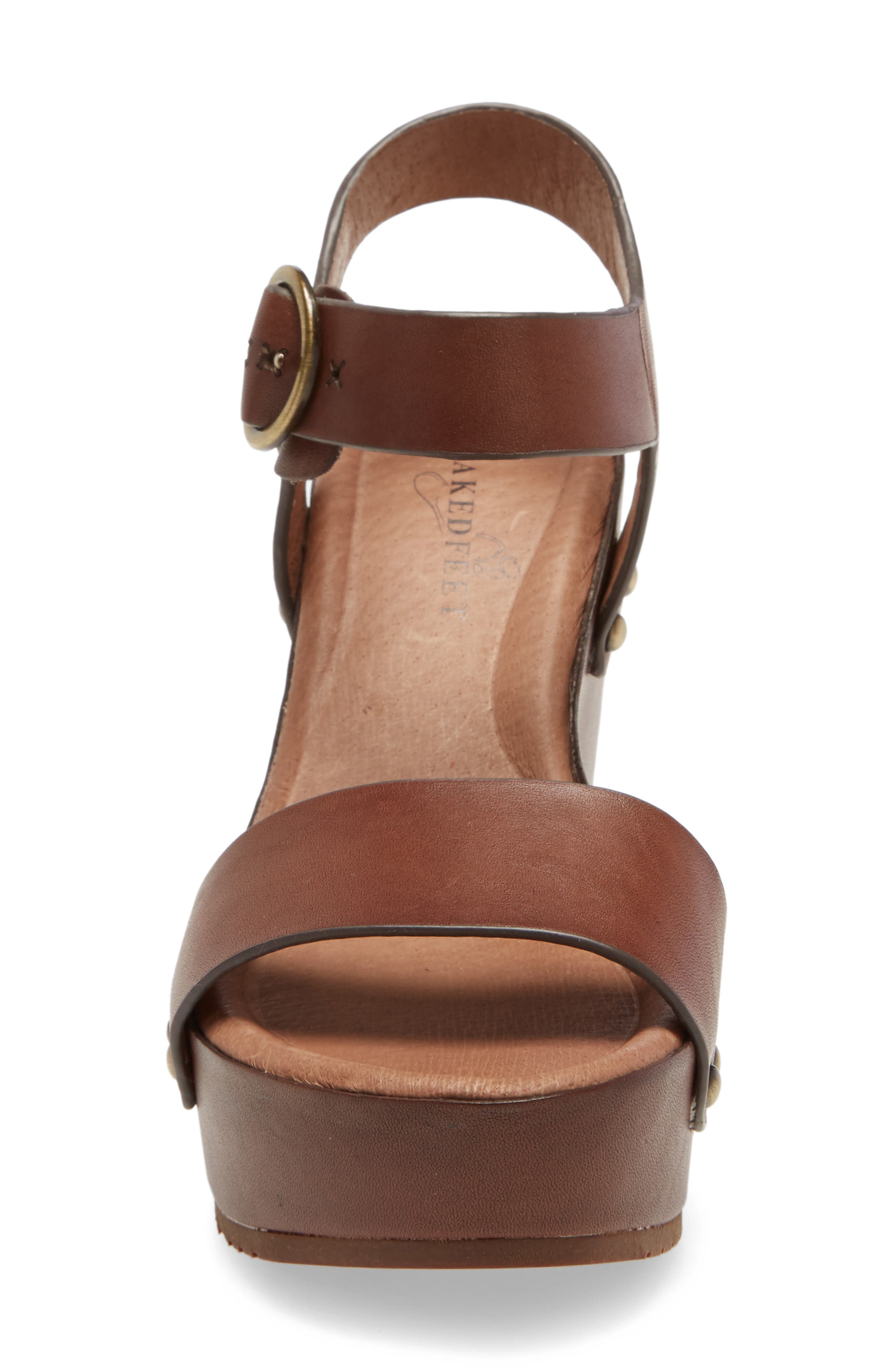 Naked Feet Oro Platform Sandal, Alternate, color, 