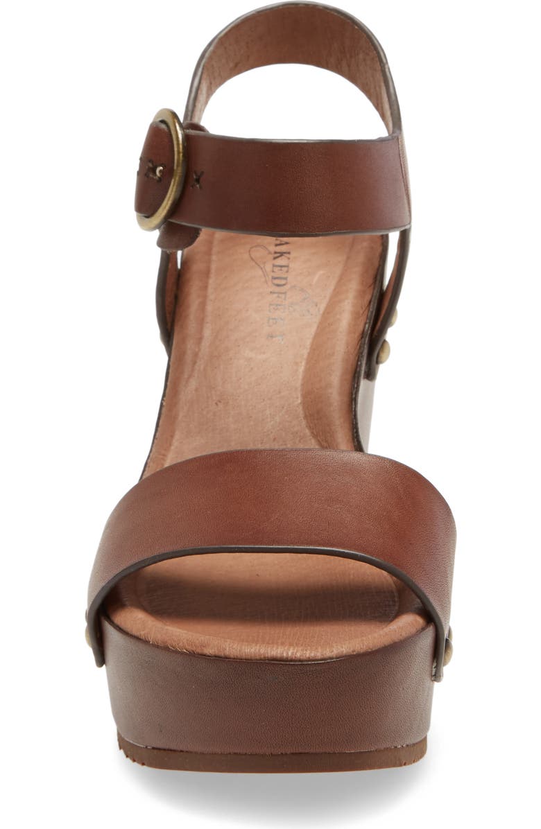 Naked Feet Oro Platform Sandal, Alternate, color,