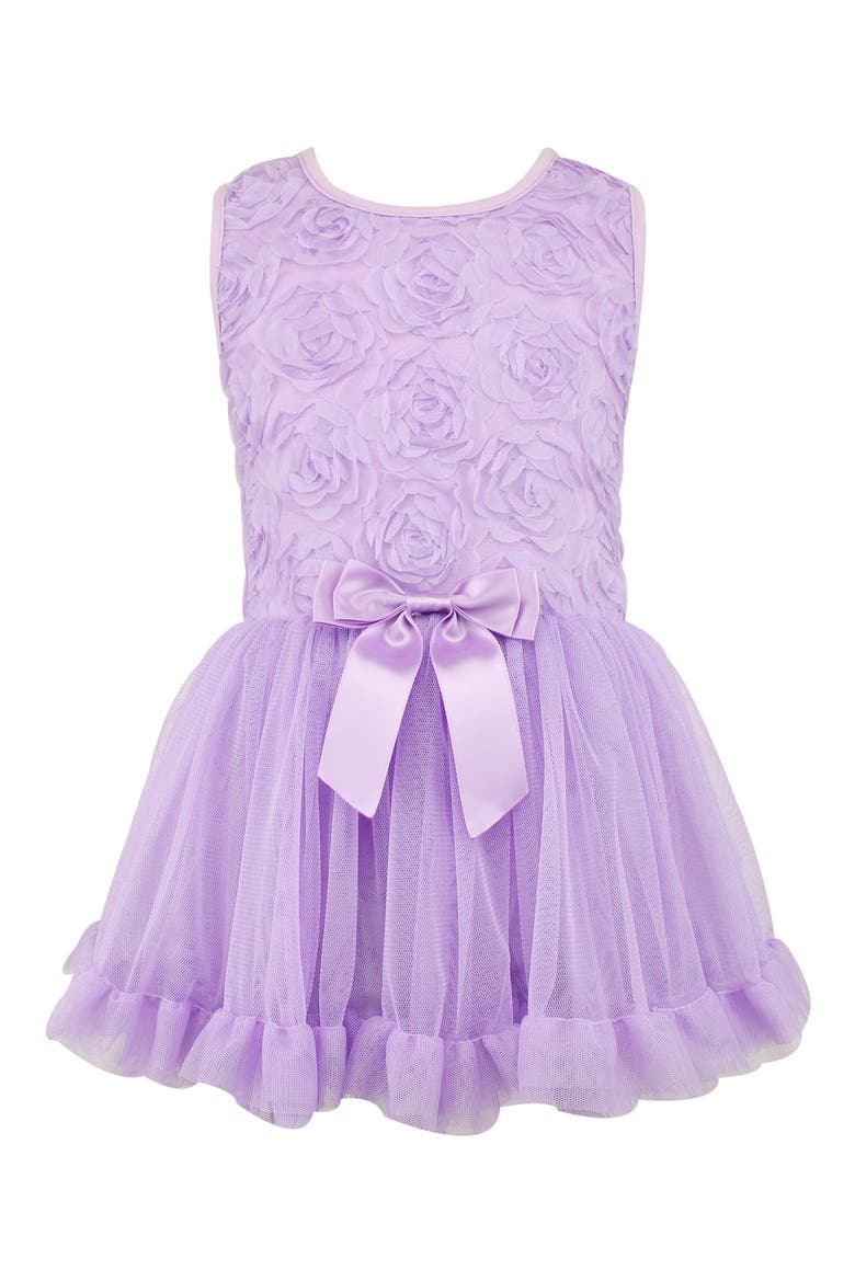 Kids' Floral Sleeveless Fit & Flare Dress, Main, color, PURPLE