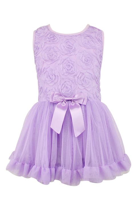 Kids' Floral Sleeveless Fit & Flare Dress