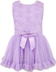 Popatu Kids' Floral Sleeveless Fit & Flare Dress