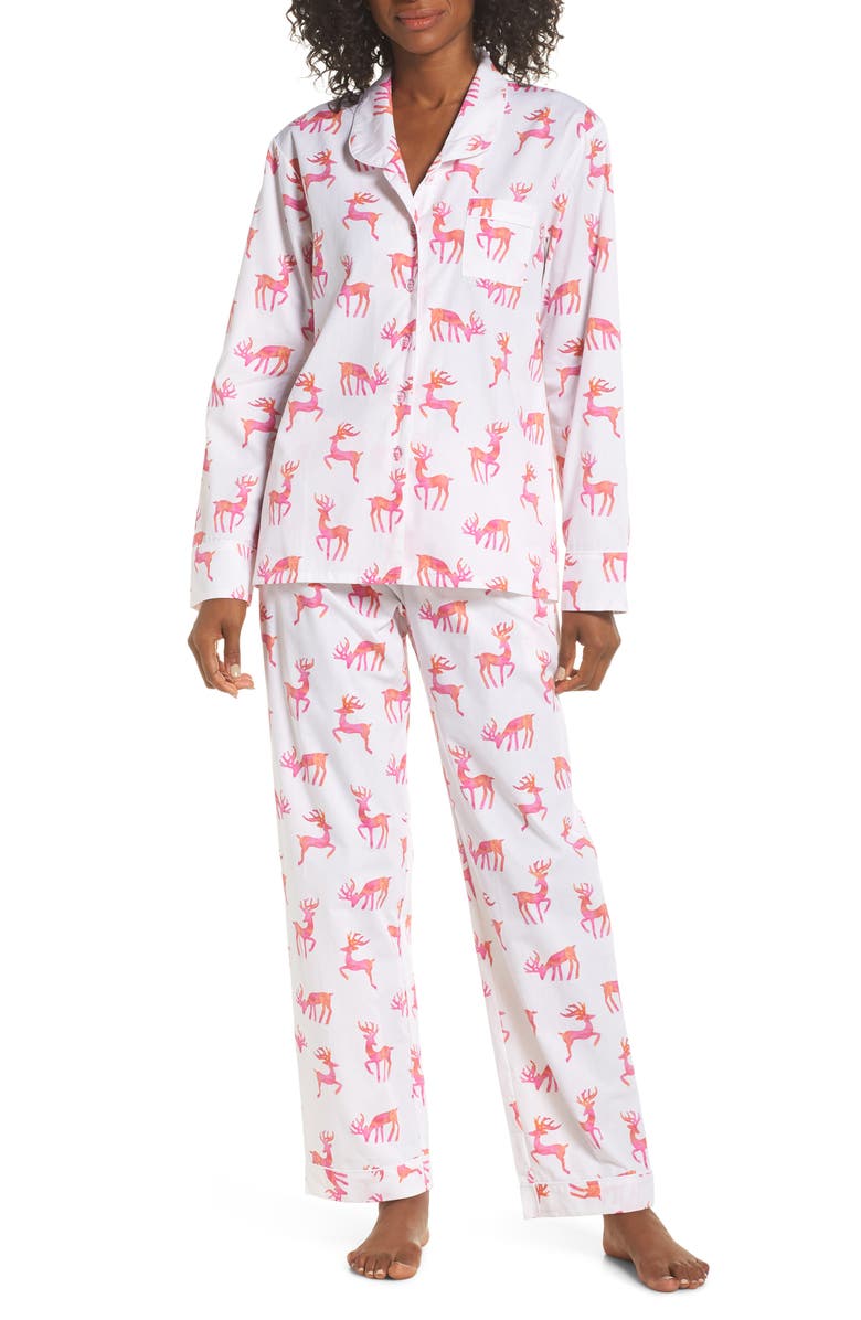Sant and Abel Reindeer Pajamas, Main, color, 