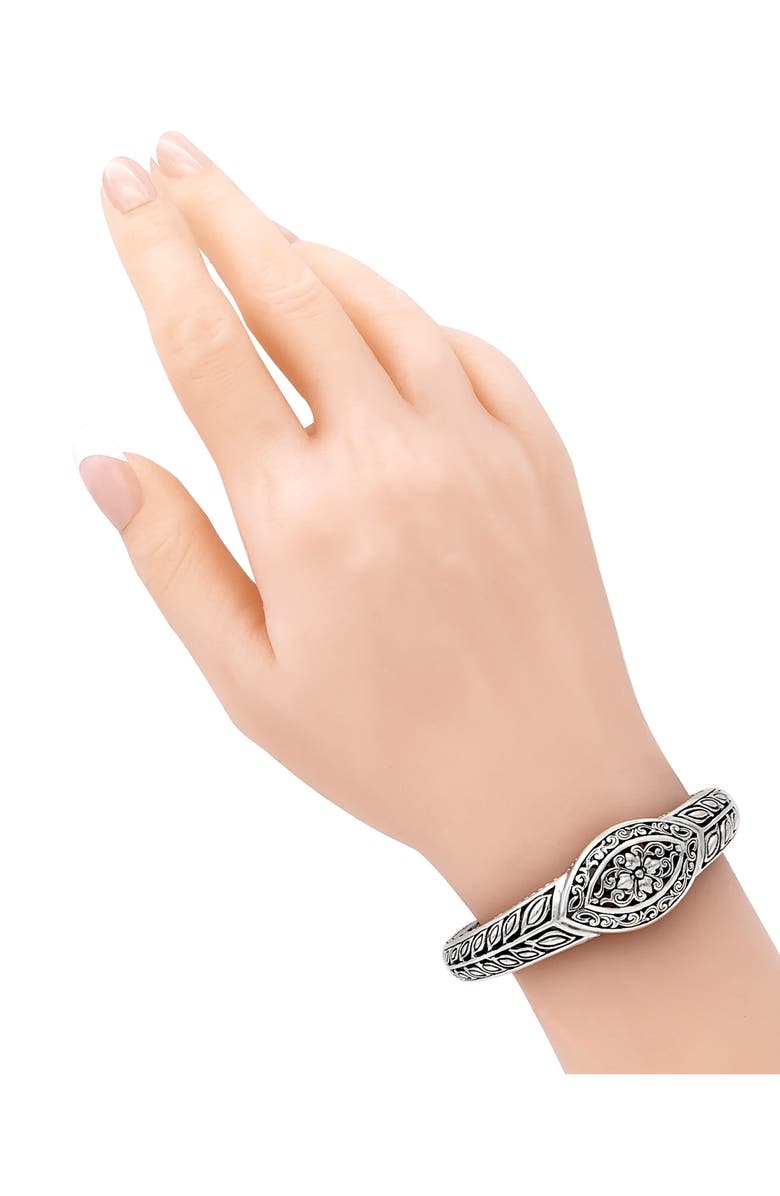 DEVATA Filigree Bangle Bracelet, Alternate, color, 