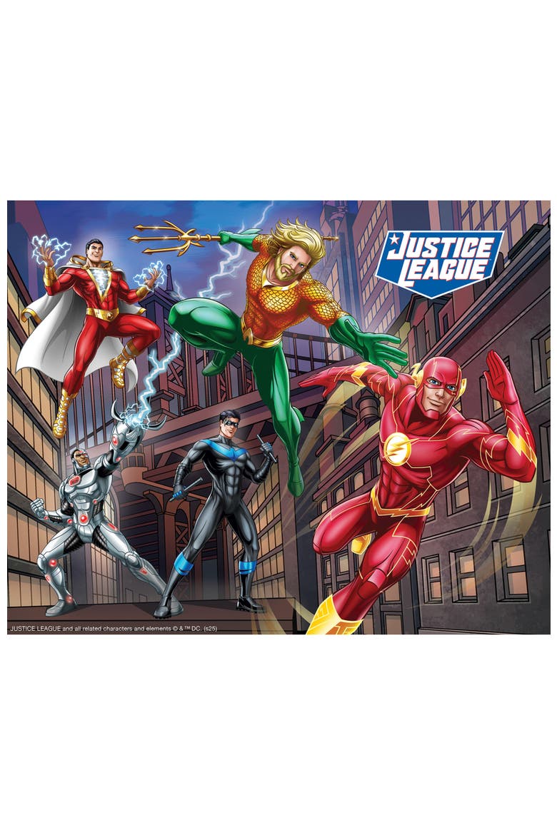 Justice League 100pc Puzzles 4-Pack, Alternate, color, Multicolor