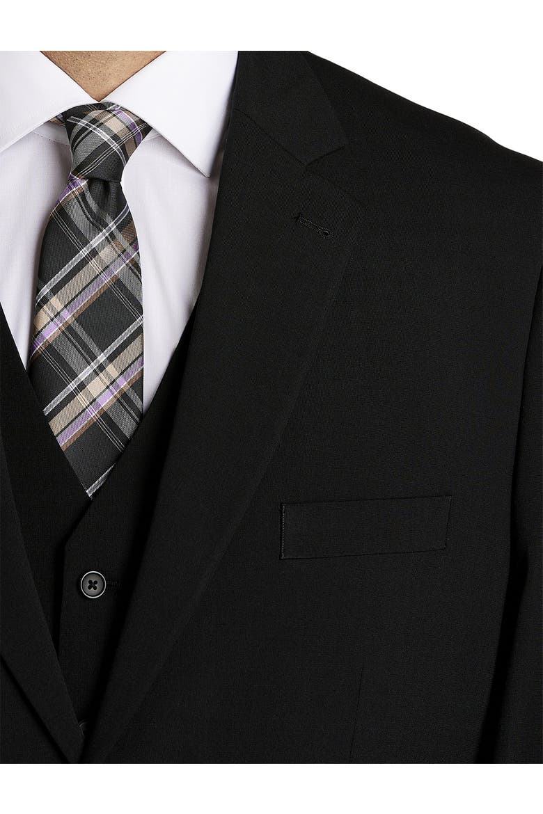 Big & Tall Perfect Fit Jacket-Relaxer Suit Jacket, Alternate, color, BLACK