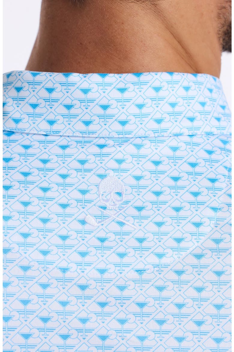 Links & Drinks Performance Golf Polo, Alternate, color, LIGHT BLUE
