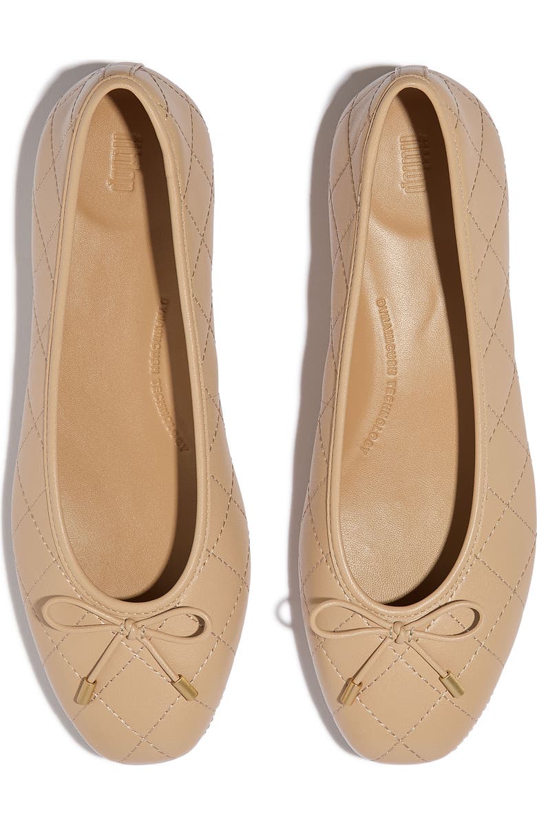 FitFlop Delicato Ballet Flat, Alternate, color, Classic Beige