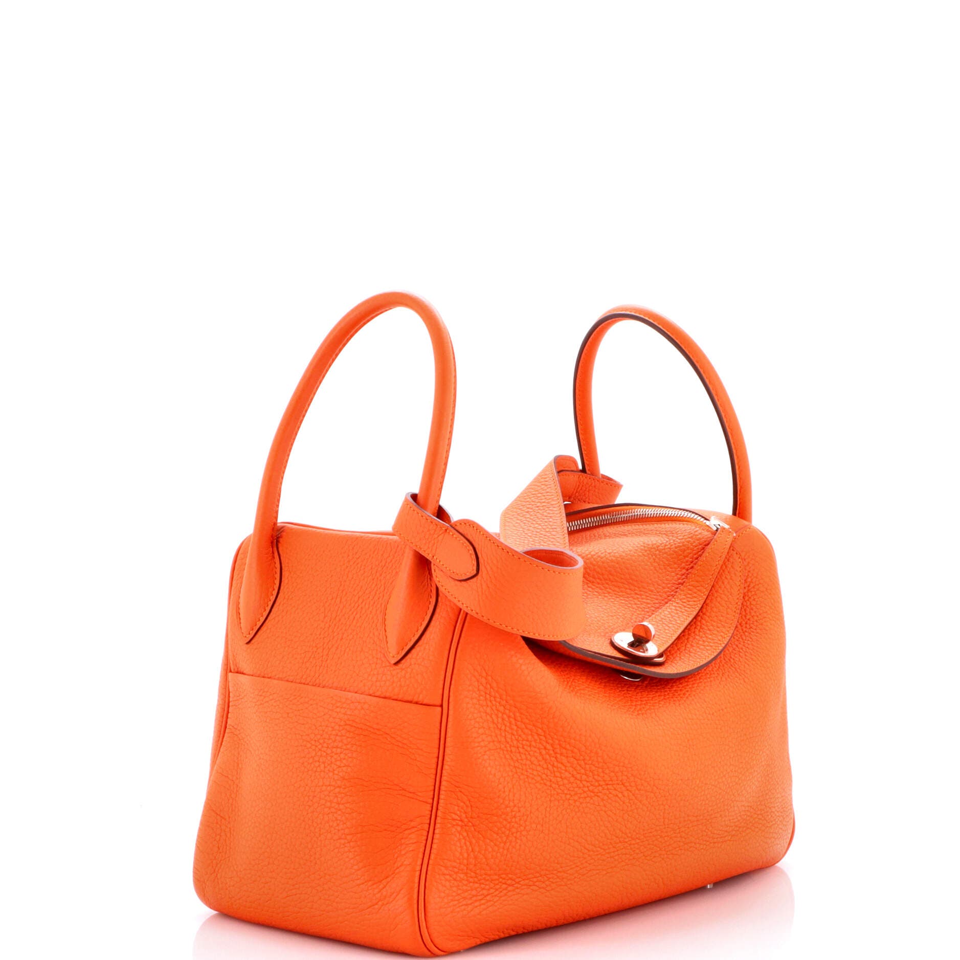Pre-Owned Hermes Lindy Bag Clemence 30, Alternate, color, Feu