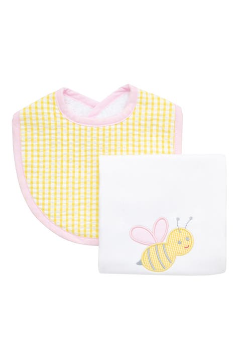Playful Pals Basic Bib & Burp Boxed Set