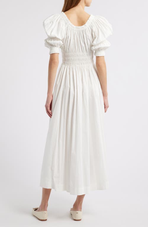 Doen Dôen Ischia Convertible Organic Cotton Maxi Dress In Salt
