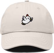 Dalix Chicken Embroidered Cotton Cap
