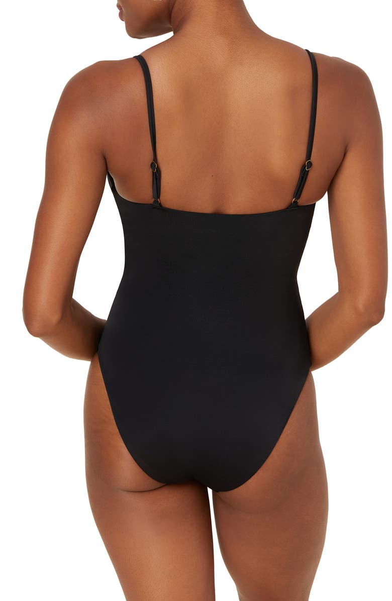 Andie The Lanikai One-Piece Swimsuit, Alternate, color, Black