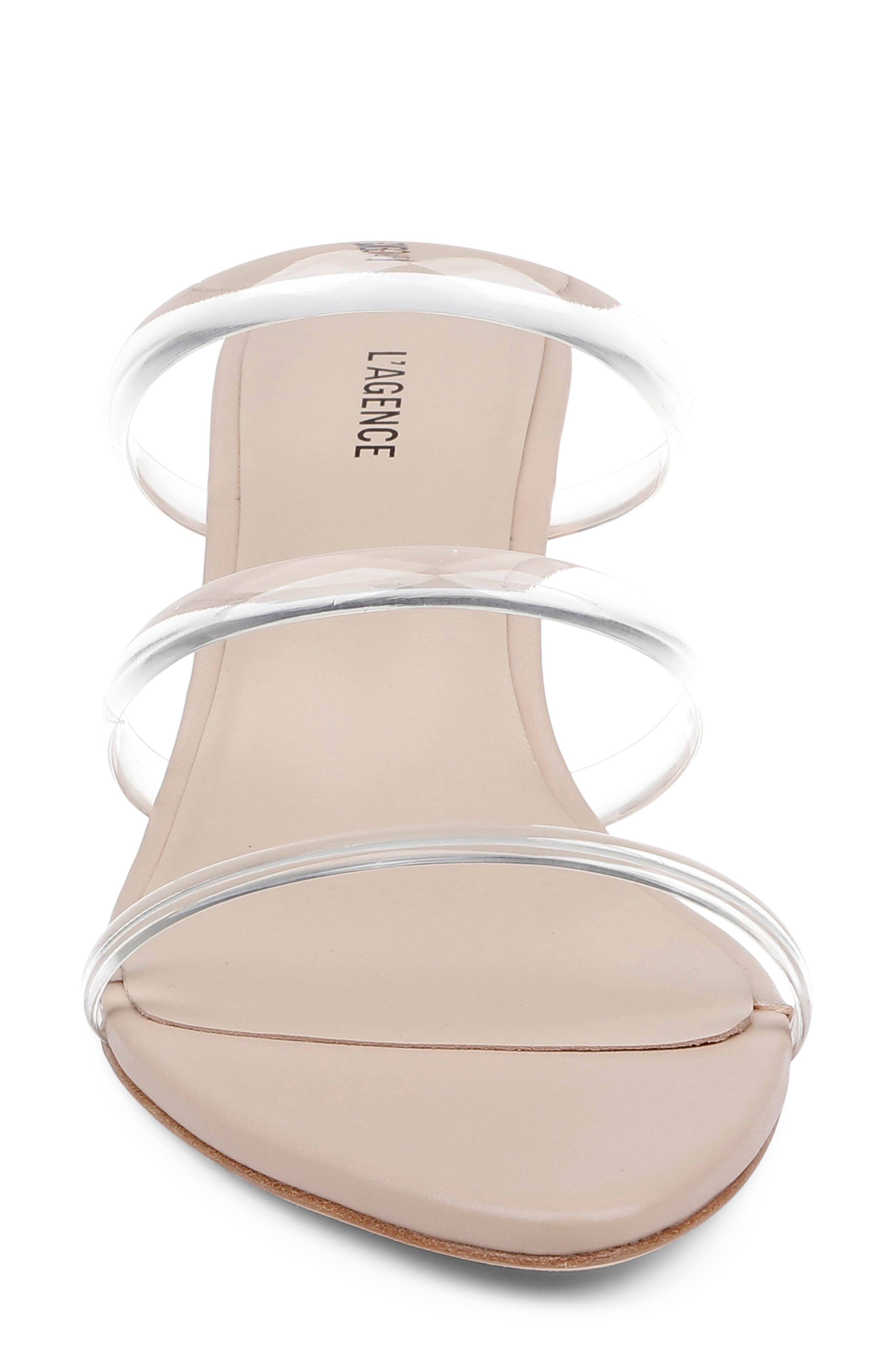 L'AGENCE Ludovica Slide Sandal, Alternate, color, Chai