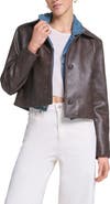 Levi's Crop Faux Leather Jacket