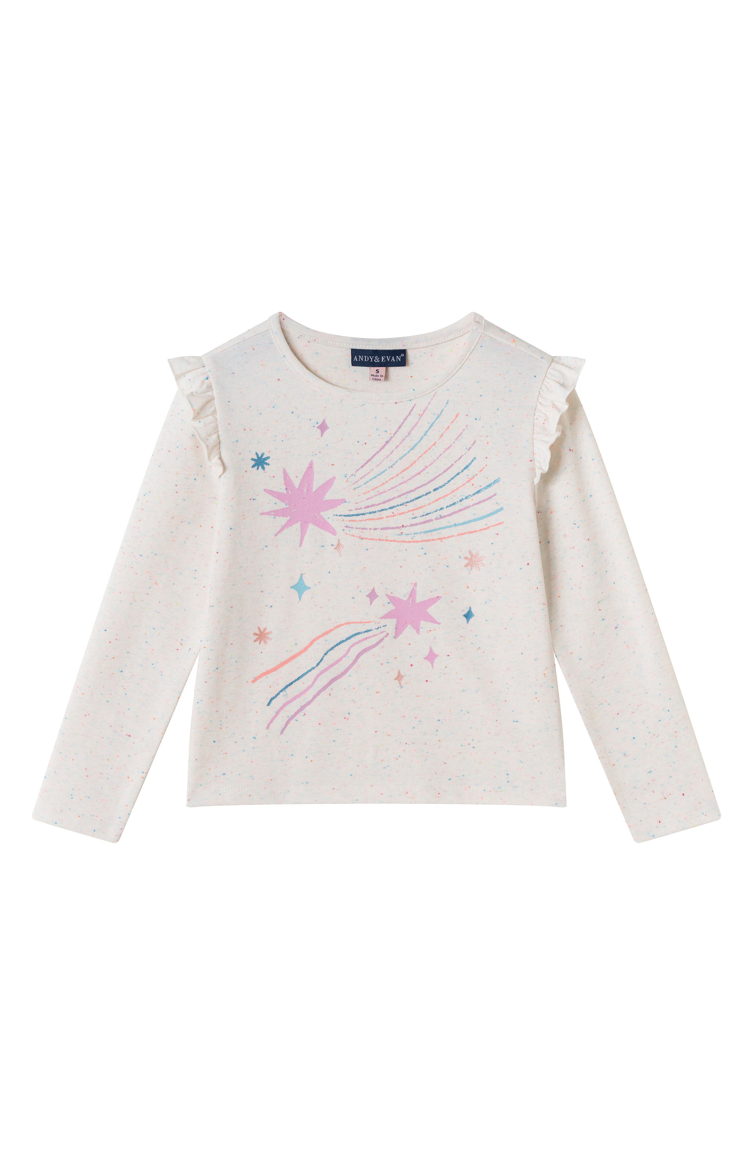Andy & Evan Kids' Graphic Print Long Sleeve Top