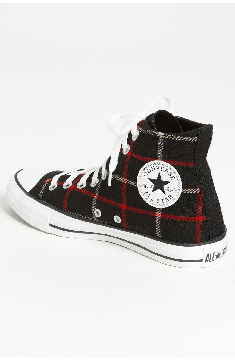 Converse Chuck Taylor<sup>®</sup> All Star<sup>®</sup> Plaid High Top Sneaker, Alternate, color,