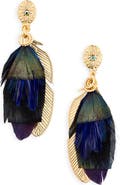 Gas Bijoux Small Sao Feather Earrings