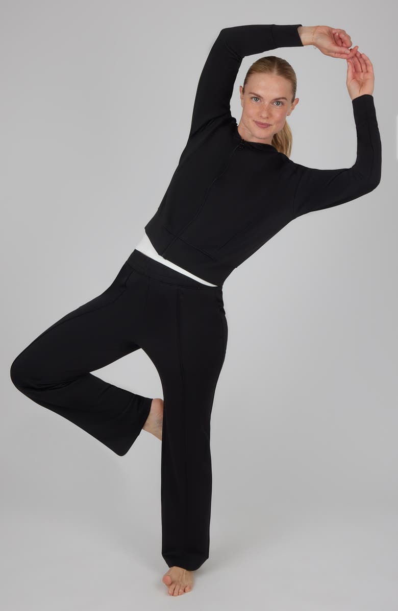 YOGALICIOUS Dahlia Scuba Knit Zip Hoodie, Tank & Pants Set, Alternate, color, 